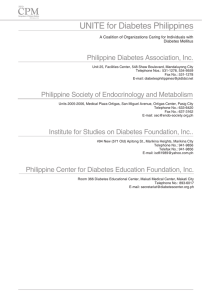 UNITE for Diabetes Philippines
