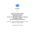 USG Remarks at the Security Council Arria Formula - UN