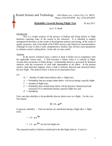 Reliability Growth - Rocket Science and Technology