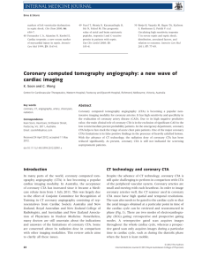 Coronary computed tomography angiography: a new wave of