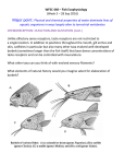 2016 Week 5 - Sensory Biology - Chemoreception 2