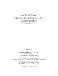 Historic and Cultural Resource Design Guidelines