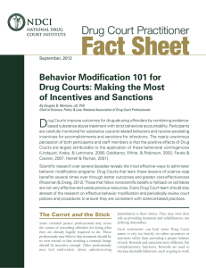 Making the Most of Incentives and Sanctions