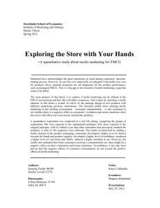 Exploring the Store with Your Hands