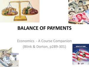 balance of payments