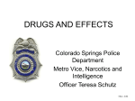 drugs and effects - Teacher Site Home