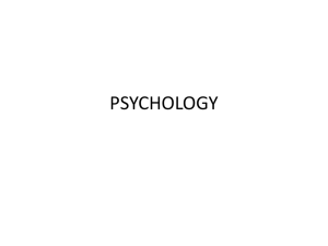 psychology - SharpSchool