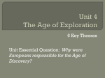 Unit 4 The Age of Exploration