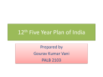 Five year Plans of India