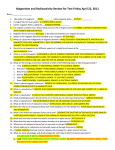 Magnetism and Radioactivity Review for Test Friday April 22, 2011