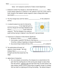 Name: Notes – 18.7 Conductors and Electric Fields in Static