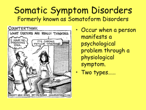 Psychological Disorders