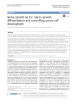 Nerve growth factor: role in growth, differentiation