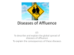 Diseases of Affluence - y8Geography-MrT