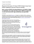 Diagnostic Performance of Urinary EGFR Testing in Lung Cancer