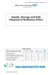 Supply, Storage and Safe Disposal of Medicines Policy