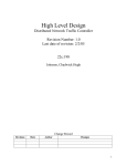 High Level Design