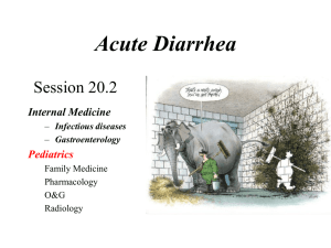 acute diarrhoea