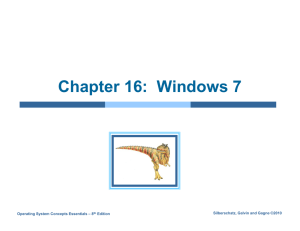 Chapter 16: Windows 7