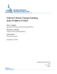 Federal Climate Change Funding from FY2008 to FY2014