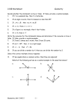 Geometry Unit 2 Worksheet 2