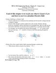 Goal of this chapter is to teach you what is Gauss`s Law