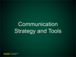 communication strategy and tools 093015