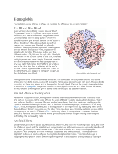 Molecule of the Month on Hemoglobin