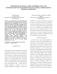 comparison of honey comb and bridge link type configuration of