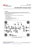 AN-2200 LM5017 Evaluation Board (Rev. B)
