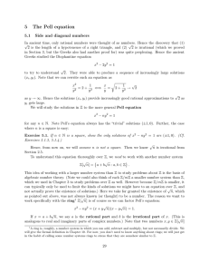 5 The Pell equation