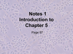 Notes 1 Introduction to Chapter 5