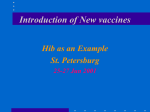 Introduction of New vaccines