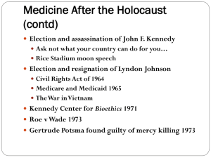 Medicine After the Holocaust (contd)