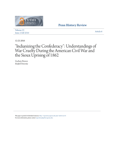 "Indianizing the Confederacy": Understandings of War Cruelty
