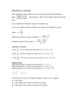 Math 2000 Test 1 Cheat Sheet