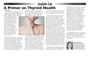 A Primer on Thyroid Health