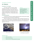 Earth Science Study Guide Study GUide Atmospheric Processes Air