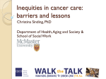Inequities in cancer care: barriers and lessons