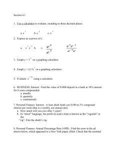 4.1 Exponential Functions