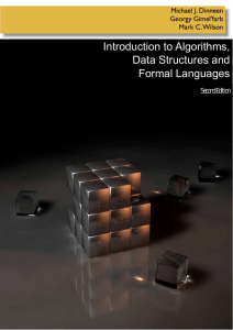 Introduction to Algorithms, Data Structures and Formal Languages