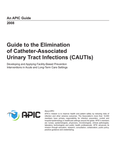 Guide to the Elimination of Catheter-Associated Urinary Tract
