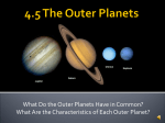 4.5 The Outer Planets - Germantown School District