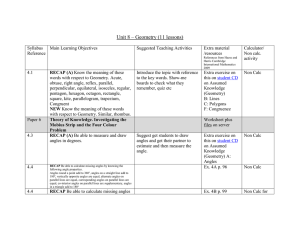 Unit 8 Geometry - internationalmaths0607