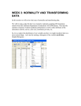 Transforming data lecture notes