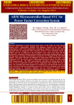 ARM Microcontroller Based SVC for Power Factor Correction