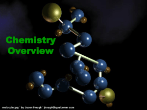 Chemistry Overview