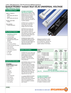 10% THD Electronic TT5 Fluorescent Ballast