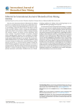 Editorial for International Journal of Biomedical Data Mining