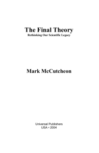 The Final Theory -